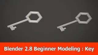 Blender 2.8 Beginner Modeling Tutorial : Key