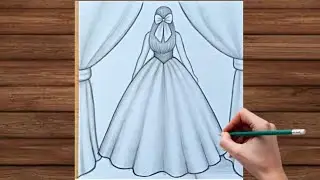 How to Draw Beautiful Girl Drawing Easy Step by Step | Simple Girl Sketch for Beginners