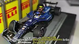 开箱赛恩斯 威廉姆斯车队FW47 spark43比例中国大奖赛车模
