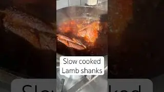 Lamb shanks with red wine sauce and garlic mashed potatoes #recipe #cooking #dinner #food #lamb #yum
