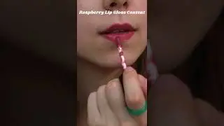 Raspberry Lip Gloss Content  #makeup #beauty #content #lipglosscontent