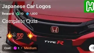 Japanese Car Logos Quiz Answers | HichApp | Earn in Pound | Joining Link in Available in Discription