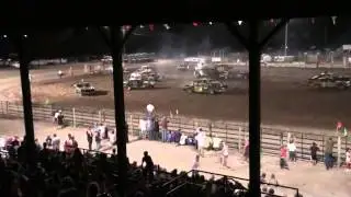 Mitchell Nebraska Demolition Derby 2011 welded main event