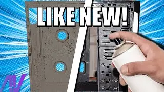 Make Your Old PC Case NEW AGAIN! PC Case Spray Painting