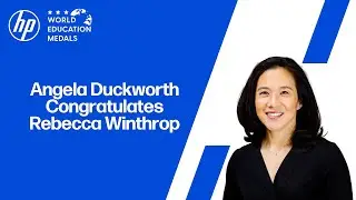 Angela Duckworth Congratulates Rebecca Winthrop