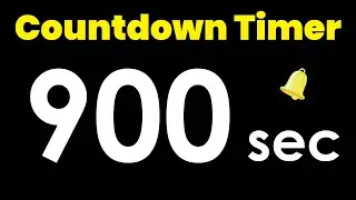 900 second Countdown Timer with Alarm #timerstore #900s #countdown