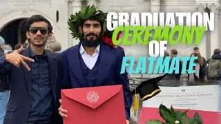 How we celebrate Graduation Ceremony in Italy? (My Friend's Graduation Ceremony)🎓🇮🇹