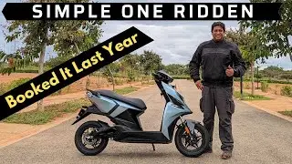 Simple One Electric Scooter Ride Review || Booked It Last Year, Delivery In September
