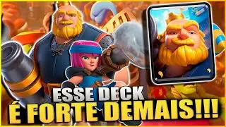 ESSE É O MELHOR DECK DE GIGANTE REAL PARA INICIANTES EM 2023 - Gameplay clash royale 2023