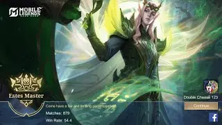 SUC: EPIC RANK ATTACK ESTES SUPPORT +MVP 4-2-26 #mobilelegends 