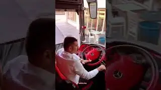 Mercedes Benz bus 🚌😱 #mercedes #bus #viral #trending