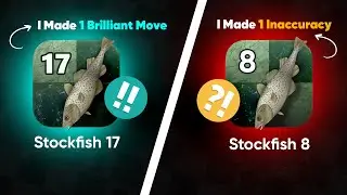 Stockfish 17 vs Stockfish 8 | 1 Brilliant Move From Stockfish 17🤩