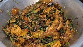 Souf Saag (Dill Leaves)Chicken Recipe Nepali Style|Souf Saag Chicken|Saag Chicken Recipe 