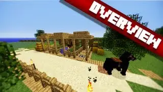 Minecraft 1.9.2 | Tileable Automatic Horse Stables | OVERVIEW
