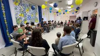 Aaron's Drum Circle at 'The Friendship Circle' Los Angeles.