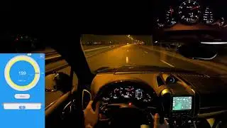 Porsche Cayenne Turbo acceleration 0-290km/h w dragy