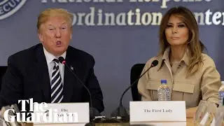 Melania Trump appears in front of the cameras for the first time in weeks