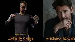 Character and Voice Actor -  Mortal Kombat 1 - Johnny Cage - Andrew Bowen