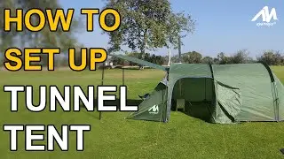 How to set up ayamaya tunnel tents for camping | Step by step