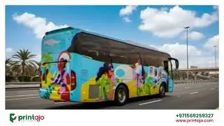Bus Branding in Dubai | White to Wrapped Transformation | Printajo