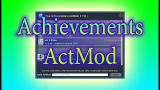 How to use codes in Achievements to unlock emotes in ActMod