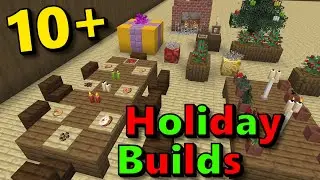 10+ Minecraft 1.18 Christmas Build Hacks and Ideas!