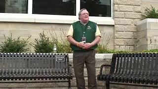 Ed Ward singing at Floyd's Bench, Muskegon, MI