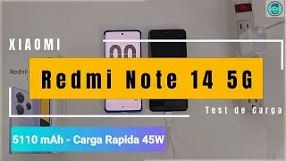 🔋 Esto tarda el Xiaomi Redmi Note 14 5G en cargar 🔋 || #5110mah