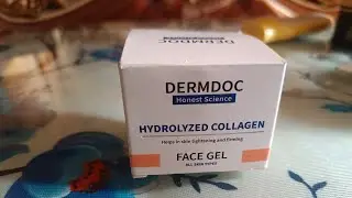 Dermdoc honest science hydrolyzed collagen Face gel |@madamreviews