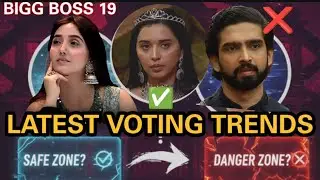 Bigg Boss 19: Double EVICTION ALERT! Latest VOTING TRENDS | Ashnoor is Safe? Amaal In danger? TANYA?