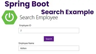 Spring Boot Search Example