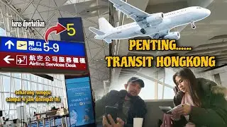 TRANSIT IN HONGKONG⁉️Sekarang Nunggu Sampai 4 Jam Di Tempat Ini