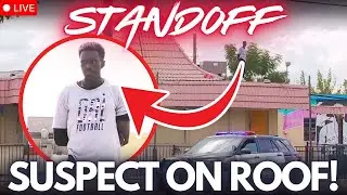 🔴  POLICE STANDOFF - ARMED MAN ON ROOF!!  SAN ANTONIO - LIVE