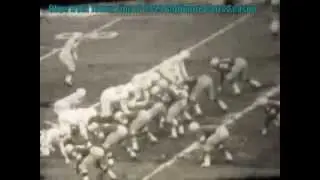 Clips from 45 minute 1959 16mm Baltimore Colts Champion Season