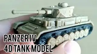 Panzer IV (4D Building Bricks Tank Model) | Speed Build and Review