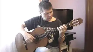 Fat Boy Blues (rock&rsquo;n&rsquo;roll by F. Morone). Fingerstyle guitar -V.Sharii