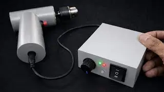 DIY Drill Machine Speed Controller at Home with Forward Reverse Switch 🔥