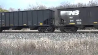 Solo UP Engine Powers NS 145 Train