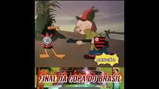 Meme Flamengo e Corinthians na final da Copa do Brasil #futebol #flamengo #memesdefutebol #copabr