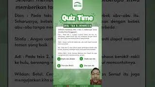 Quick Answers to TKA Indonesian Language Questions for Grade 6 Elementary School