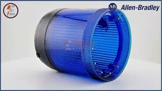 Allen-Bradley 855T-B24DN6 Control Tower Stack Light | Blue 24V AC/DC 7W BA15d