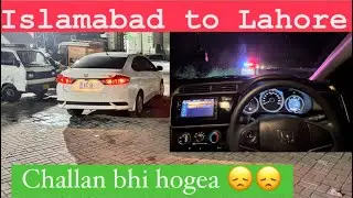 Islamabad to Lahore on my Honda City 1.2 CVT - Total Fuel