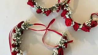 How to make Headbands with fresh flowers