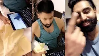 Parmish Verma ne Sukhan de Laptop te paani udelta