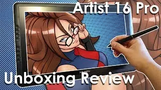 XP-Pen Artist 16 Pro Pen Display Drawing Tablet UNBOXING REVIEW