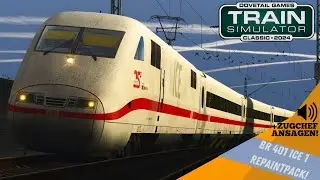 TS Classic | DER BR 401 ICE REPAINTPACK! | 3dzug ICE 1 | Freiburg - Basel | Gameplay [Deutsch]