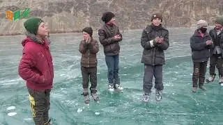 Frozen khalti lake ||Ghizer Valley ||Gilgit Baltistan