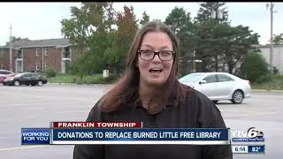 Donations pour in to replace burned little free library