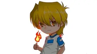 Jonouchi Chibi on Ibispaint Drawing