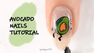 Avocado Nails! Stamping tutorial! 🥑